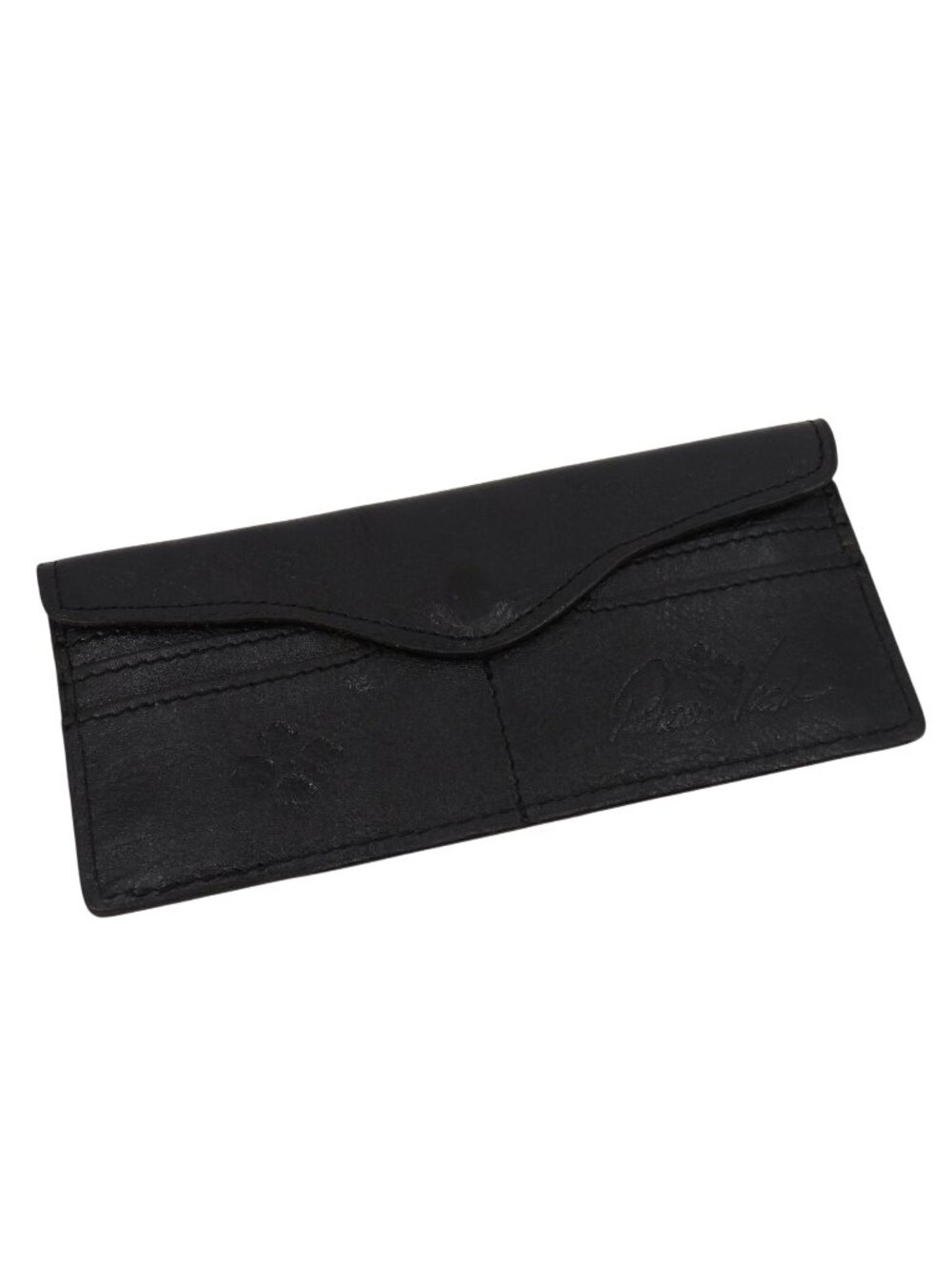 Patricia Nash Heritage Valentia Black Leather Card Holder Wallet Magnetic Close